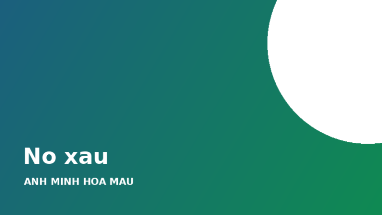 Nợ xấu nhóm mấy thì không vay được nữa